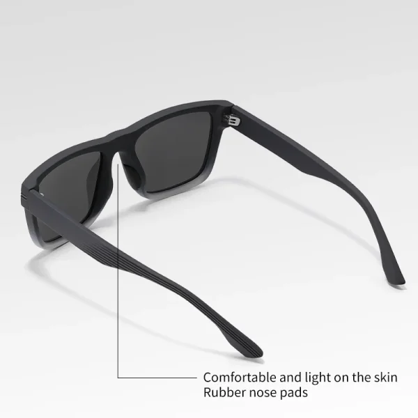 Lmamba 11102 Classic TR90 Frame Driving Polarized Square Sun Glasses Fishing Custom Logo Sports Running Sunglasses Men Women - Image 2