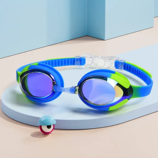Children's Swimming Goggles Waterproof and Anti Fog Child Swim Goggles Leakproof Design Custom logo Anti-UV clear Vision Goggles - Image 4
