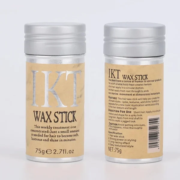 China Manufacturer Private Label Logo Custom Hair Styling Products Smooth Frizziy Non Greasy Hair Strong Hold Hair Wax Stick - Image 2