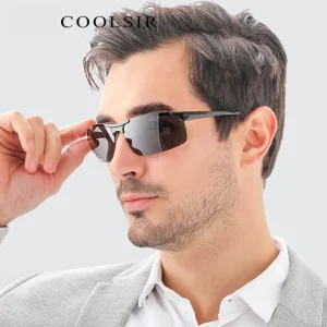 Night Driving Glasses Polarized Anti Glare Driving Sunglasses for Men UV Protection   Riding Fishing Outdoor Sports Glasses