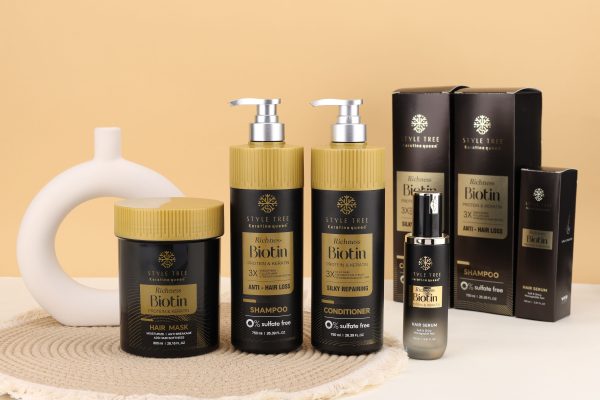 3X Biotin Keratin Treatment 750ml Anti Hair Loss Shampoo Repairing Shampoo for Damaged Hair - Image 2